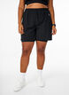 Training shorts with inner shorts, Black, Model image number 3
