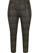 Maddison pants with gold color and pockets, Black w. Gold, Packshot image number 0