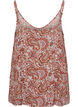 Strap top in viscose, Pink, Packshot image number 1