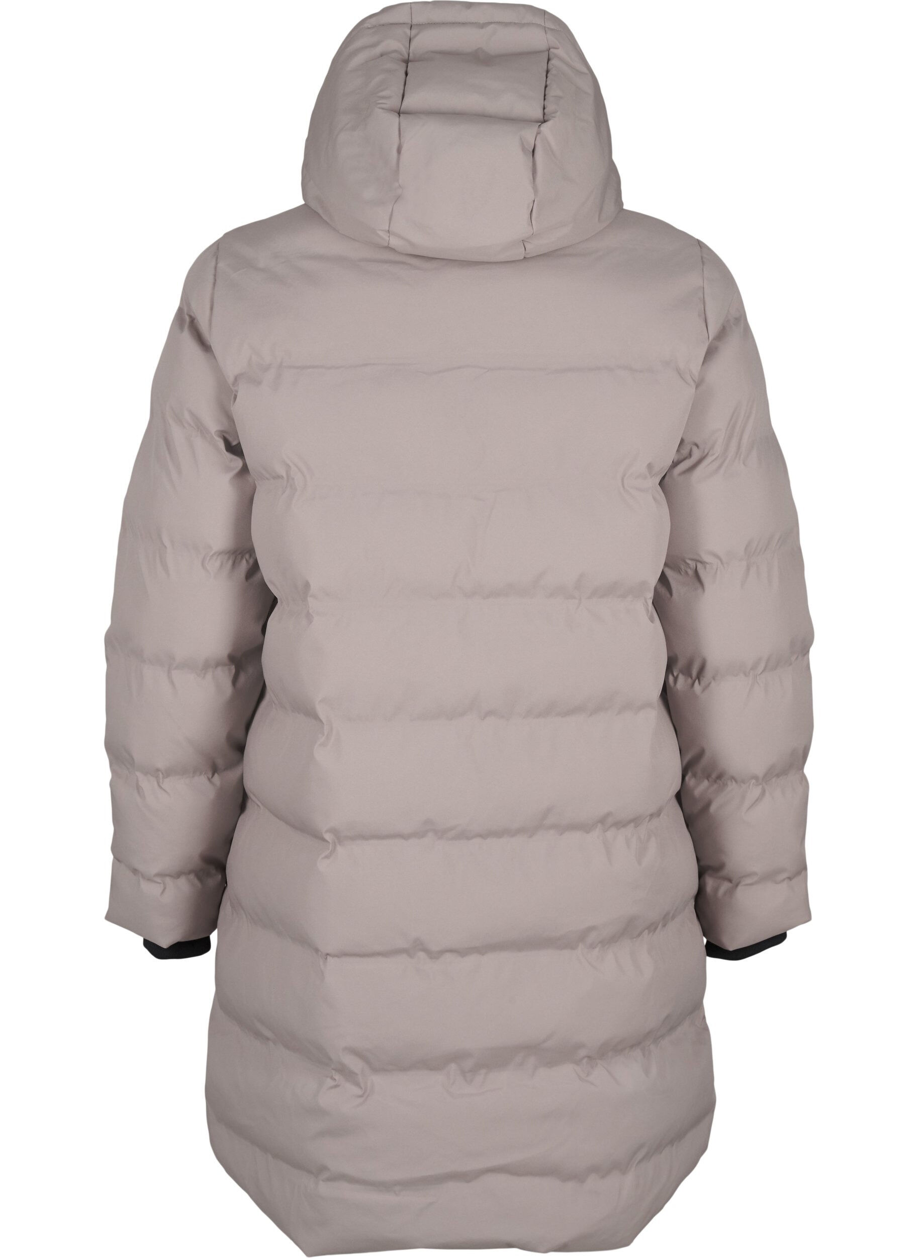 ZizzifashionPuffer coat with hood and pockets, Beige, Packshot image number 1