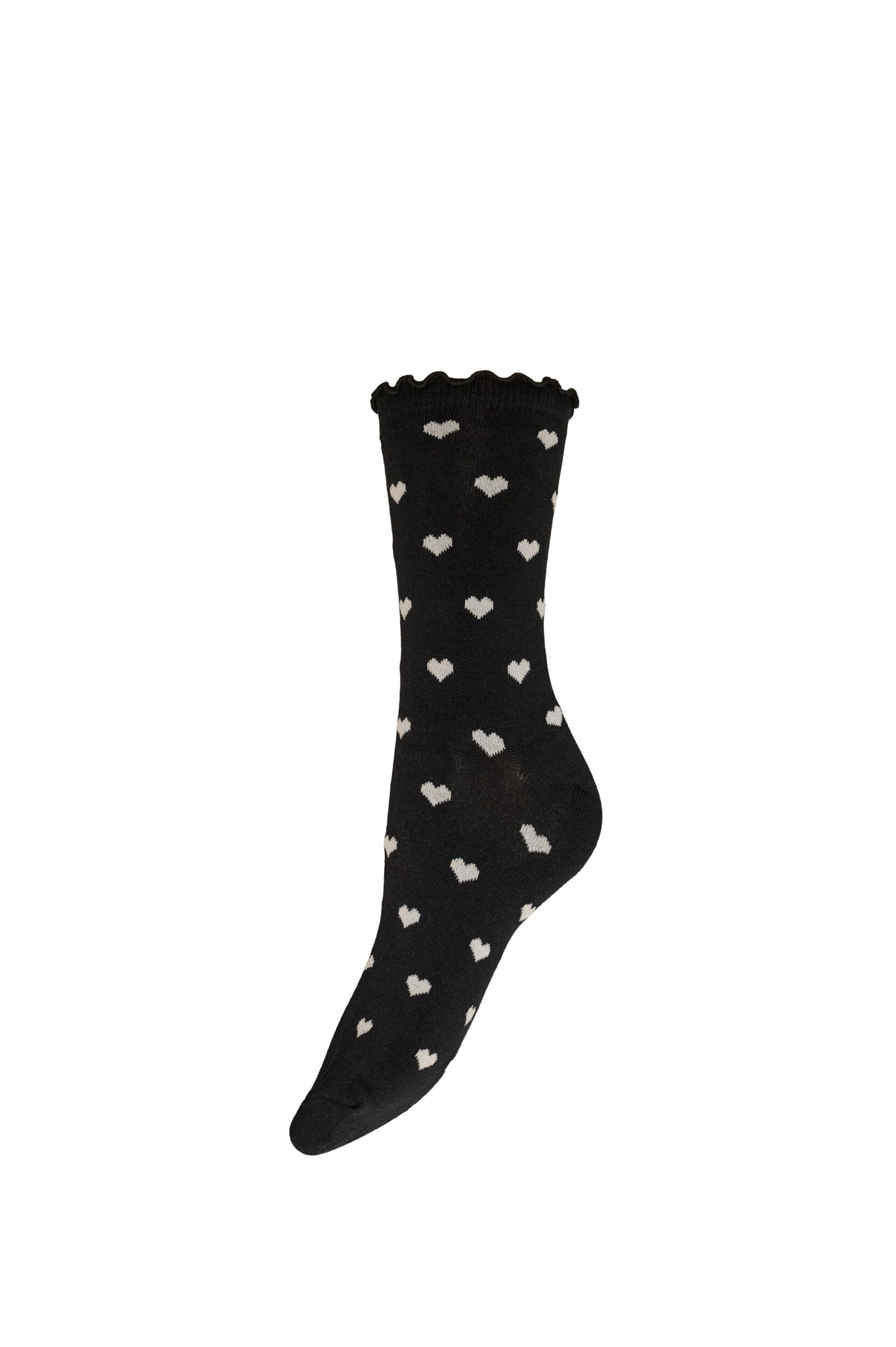 ZizzifashionCotton socks with patterns, Black, Packshot image number 0