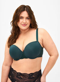 Moulded bra with mesh, Scarab, Model