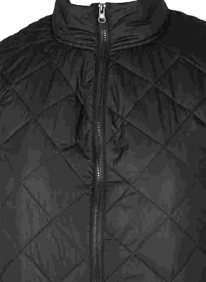 Quilted thermal jumpsuit with adjustable waist, Black, Packshot image number 2