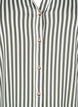 FLASH - Striped shirt with rolled-up sleeves, Green, Packshot image number 2