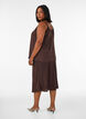 Viscose skirt with an elasticated waist, Brown, Model image number 2