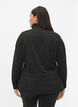 Sports cardigan with quilt and zip, Black, Model image number 1