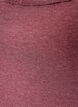 Ribbed top with lace trim, Red, Packshot image number 2