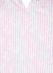 Sleeveless blouse with stripes and floral print, Pink, Packshot image number 2