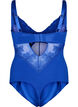 Bodysuit with embroidered details, Blue, Packshot image number 1
