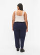 Trousers with straight fit, Blue, Model image number 1