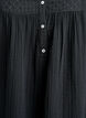 Cotton muslin tunic with broderie anglaise, Black, Packshot image number 2