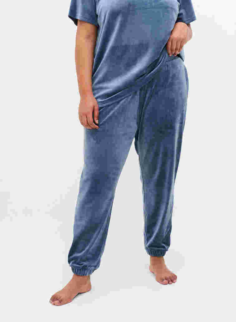 Homewear trousers, Vintage Indigo, Model image number 2
