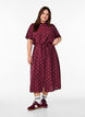 Midi shirt dress with polka dots, Red, Model image number 1