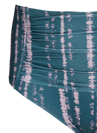 Extra high-waisted bikini bottom with print, Tie Dye AOP, Packshot image number 2