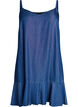 Knee-length strap dress in TENCEL&trade; Lyocell with a denim look, Blue, Packshot image number 0