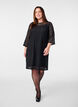  Lace dress with 3/4 sleeves, Black, Model image number 2