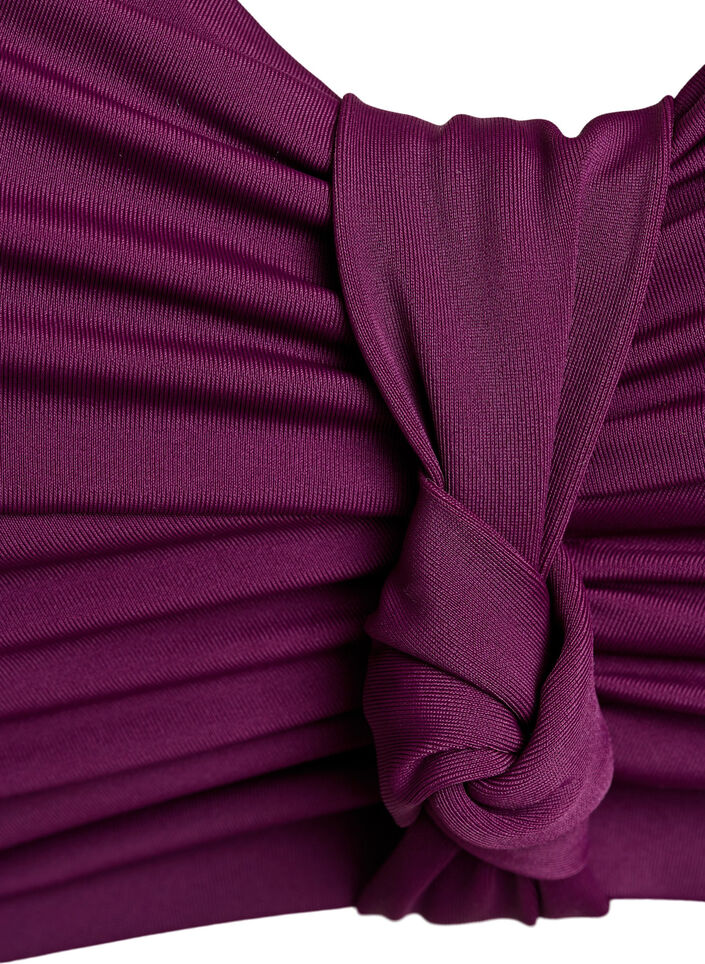Bikini top with underwire and knot detail, Purple, Packshot image number 2