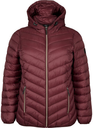 Lightweight jacket with hood, Fudge, Packshot image number 0