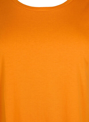 Short sleeve cotton blend T-shirt, Exuberance, Packshot image number 2
