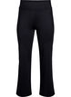 Flared workout pants with contrast piping, Black, Packshot image number 0