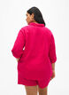 Shirt with cotton muslin collar, Bright Rose, Model image number 1