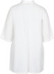Long shirt with 3/4 sleeves, Bright White, Packshot image number 1
