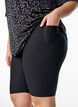 Fitted shorts with side pockets, Black, Model image number 3