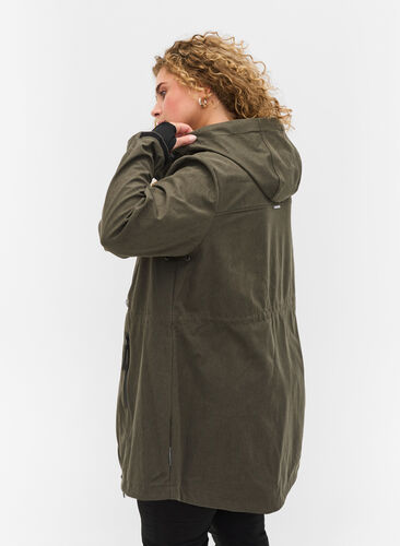 Softshell jacket with detachable hood, Grape Leaf, Model image number 1