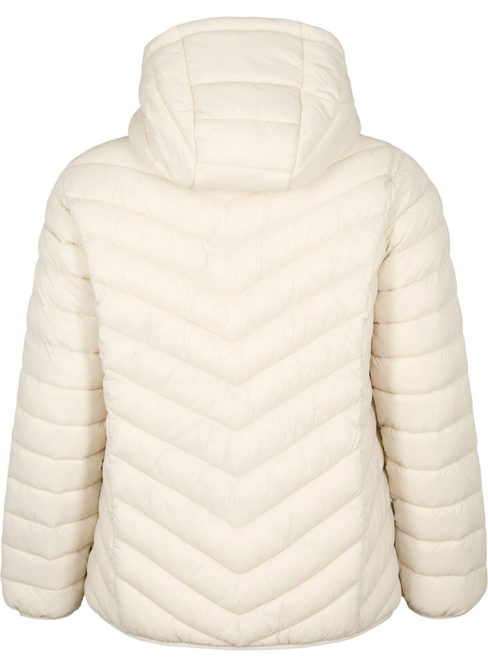 Lightweight jacket with hood, Beige, Packshot