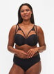 Moulded bra with string details, Black, Model image number 0