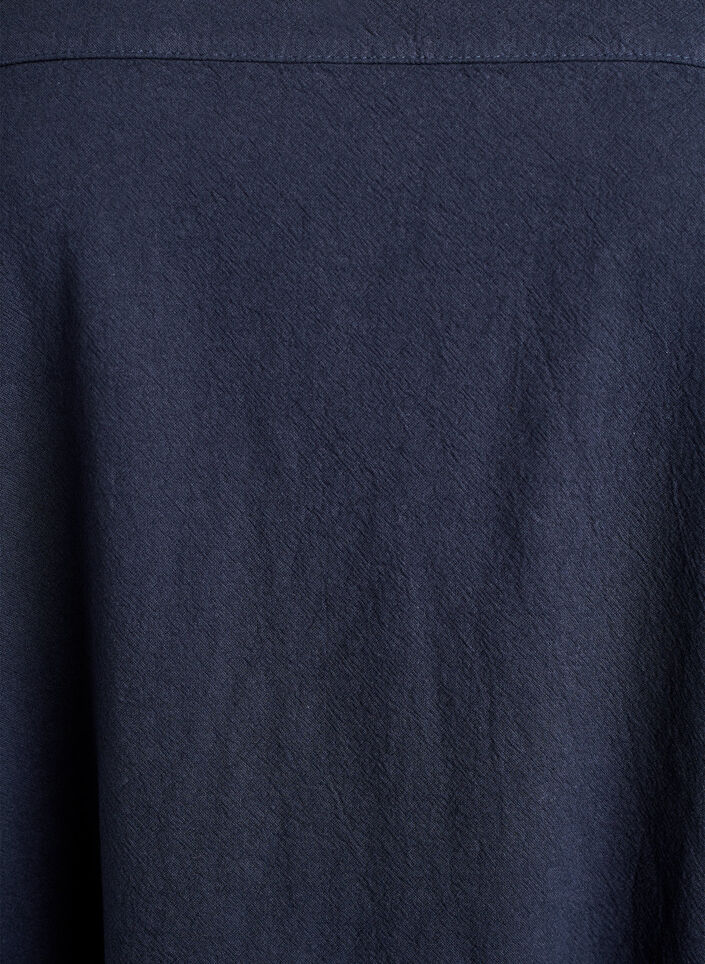 Short-sleeved cotton dress, Blue, Packshot image number 2