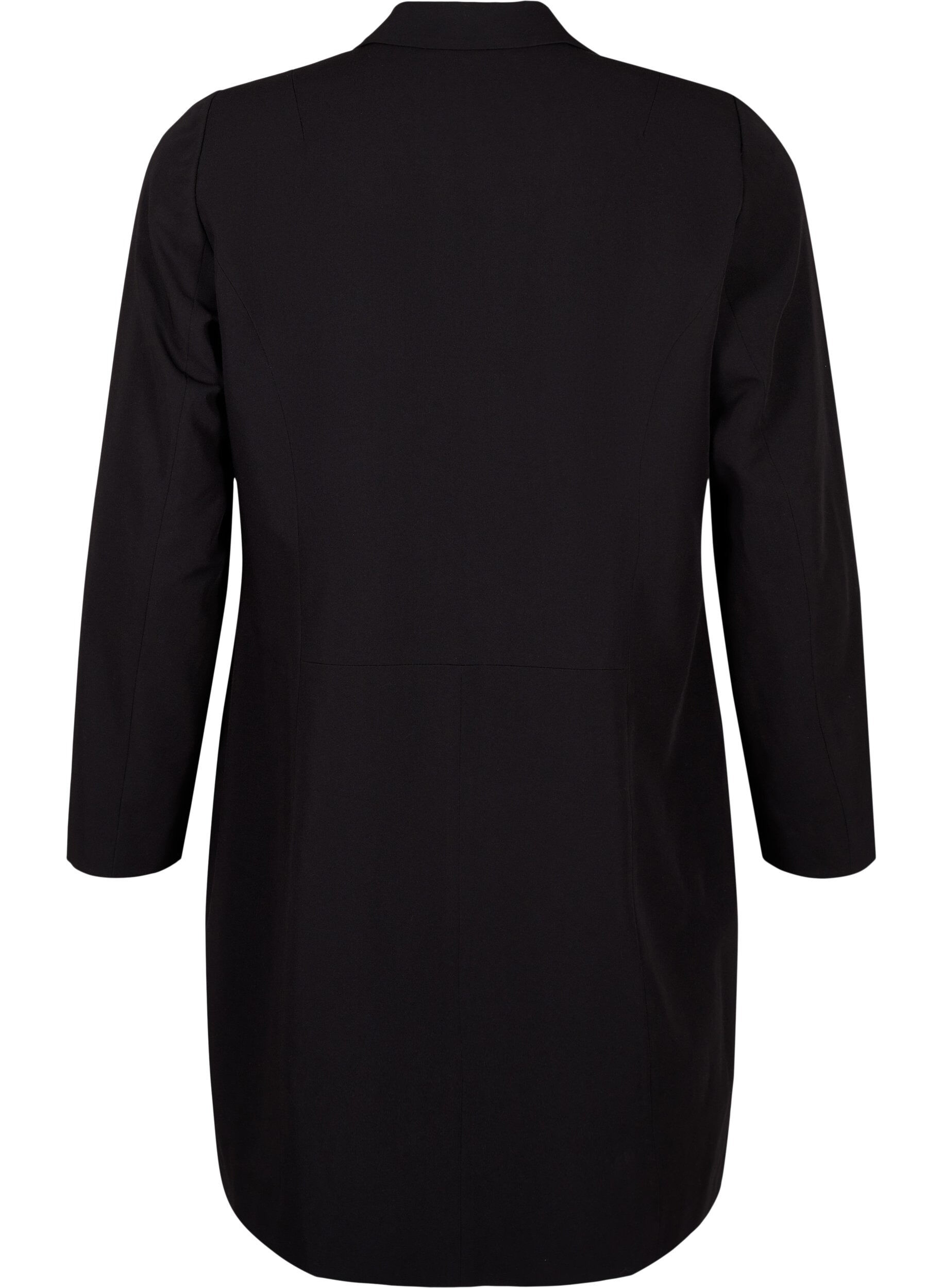 Zizzifashion Classic long blazer, Black, Packshot image number 1