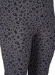 Viscose leggings with leopard print, Grey, Packshot image number 2
