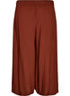 Culottes in viscose with a high waist and wide legs, Red, Packshot image number 1