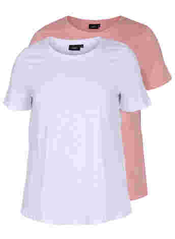 2-pack Short-sleeved T-shirt in Cotton