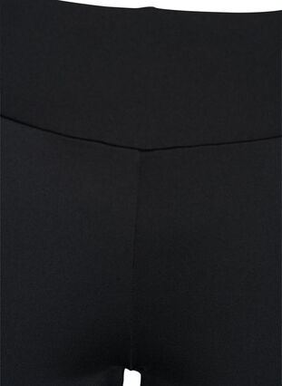 Tight fitted training shorts, Black w. Deep Taupe, Packshot image number 2