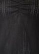 Night top in organic cotton with eyelet embroidery, Black, Packshot image number 2