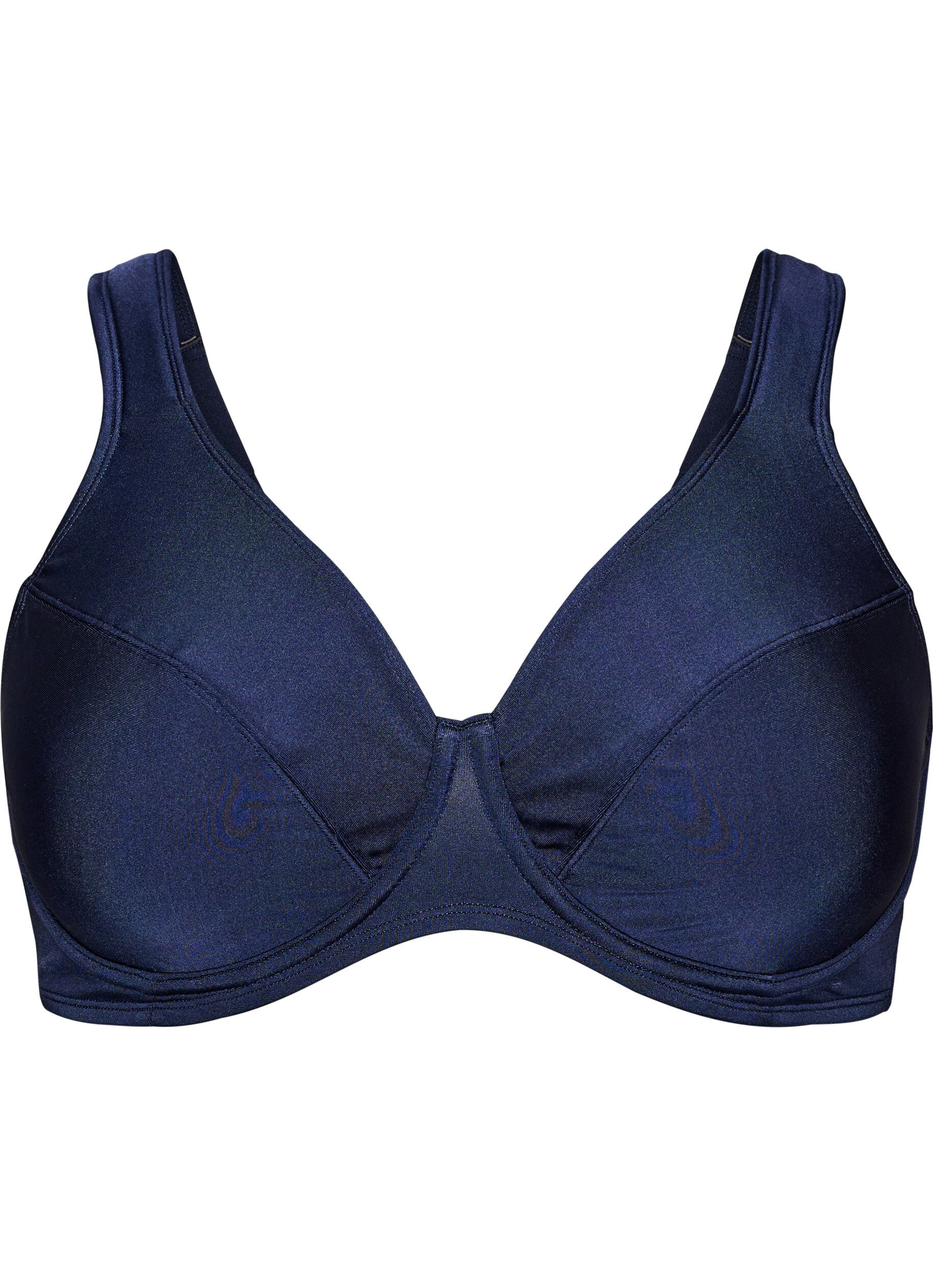 ZizzifashionFull cover bikini top with underwire, Blue, Packshot image number 0
