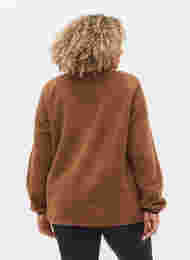 High neck teddy anorak with quilt, Partridge, Model