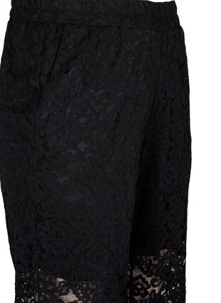 Lace pants with pockets, Black, Packshot image number 2