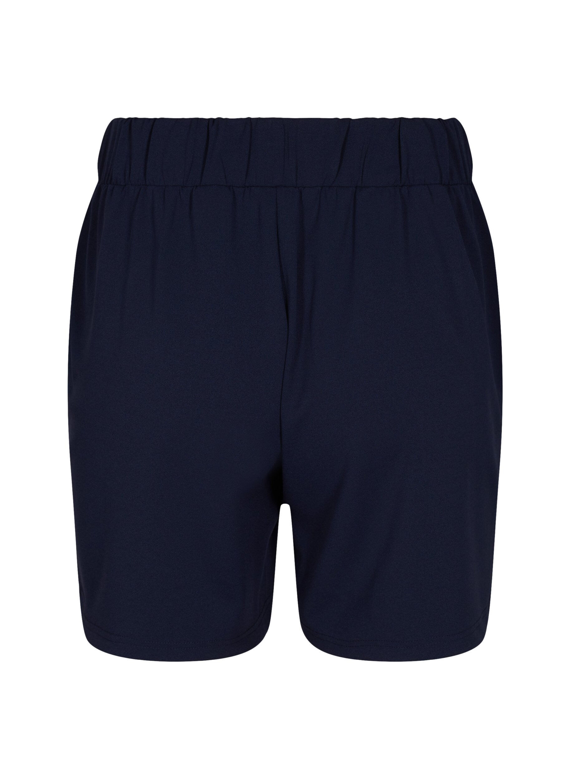 Zizzifashion Shorts with pockets and loose fit, Blue, Packshot image number 1