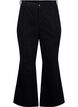 Bootcut corduroy pants with a high waist, Black, Packshot image number 0