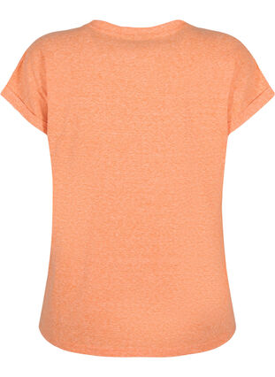 Melange t-shirt with short sleeves, Exuberance Mél, Packshot image number 1