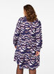 Knee-length dress with print and A-shape, Naval Academy AOP, Model image number 1