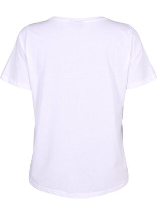 FLASH - T-shirt with motif, Bright White Heart, Packshot image number 1