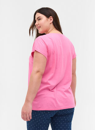 Cotton mix t-shirt, Wild Orchid, Model image number 1