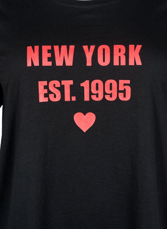 FLASH - T-shirt with motif, Black, Packshot image number 2