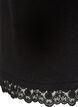 Knitted vest with lace trim, Black, Packshot image number 3