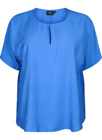 Short sleeve blouse in viscose