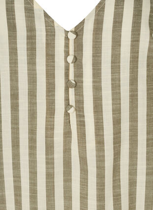 Striped cotton top, Ivy Green Y/D, Packshot image number 2